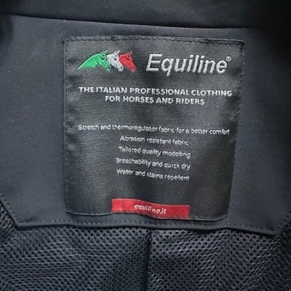 EQUILINE.it RACK – Black men's tailored competition jacket - Italian Sz. 54 -NWT - Picture 3 of 15